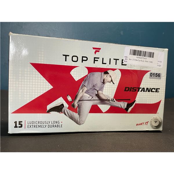 Lot of 1 Box of Top Flite Premium Golf Balls - 15 PCS