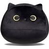 Image 1 : Lot of 2 Large "Squishmallow" Inspired Stuffies - Black Cat Design - 16 inch