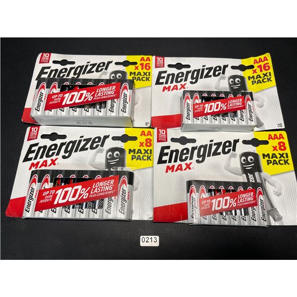 Lot of 1 Energizer MAX Batteries Combo Pack - Includes 24 AA and 24 AAA Batteries! - 48 Total!