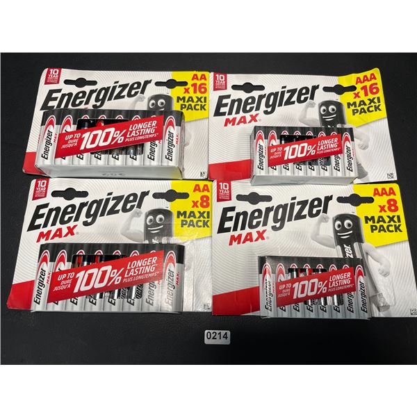 Lot of 1 Energizer MAX Batteries Combo Pack - Includes 24 AA and 24 AAA Batteries! - 48 Total!