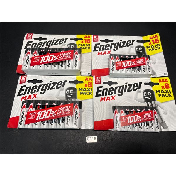 Lot of 1 Energizer MAX Batteries Combo Pack - Includes 24 AA and 24 AAA Batteries! - 48 Total!