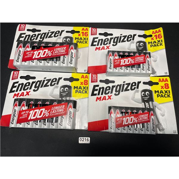 Lot of 1 Energizer MAX Batteries Combo Pack - Includes 24 AA and 24 AAA Batteries! - 48 Total!