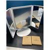 Image 5 : Lot of 1 TouchBeauty LED Trifold Makeup Vanity Mirror w/ Magnifiction - Brand New!