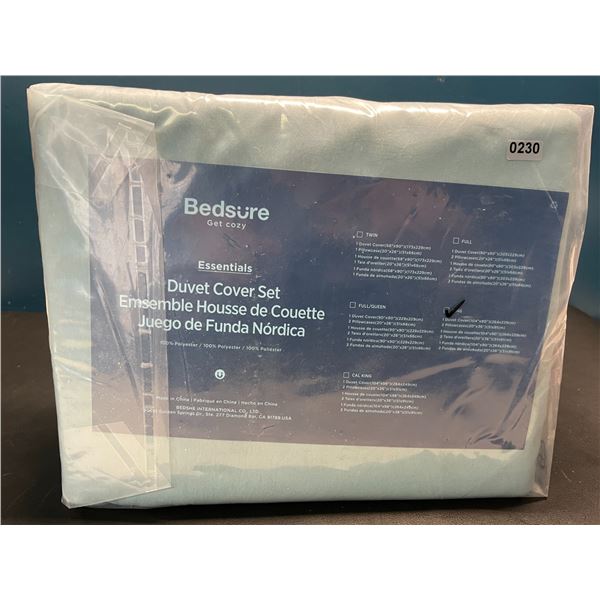Lot of 1 Bedsure Duvet Cover Set - King Size - Blue