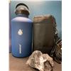 Image 3 : Lot of 1 Sendestar Double Wall Stainless Steel Insulated Water Bottle - 1.8L (64oz) - Cobalt