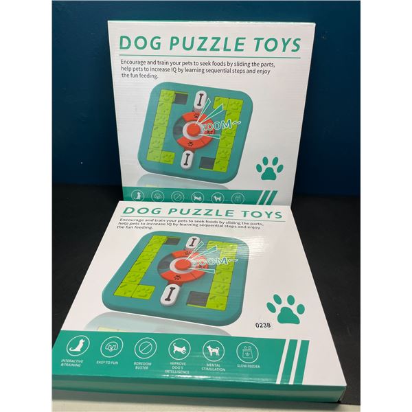 Lot of 2 Dog Puzzle Toys