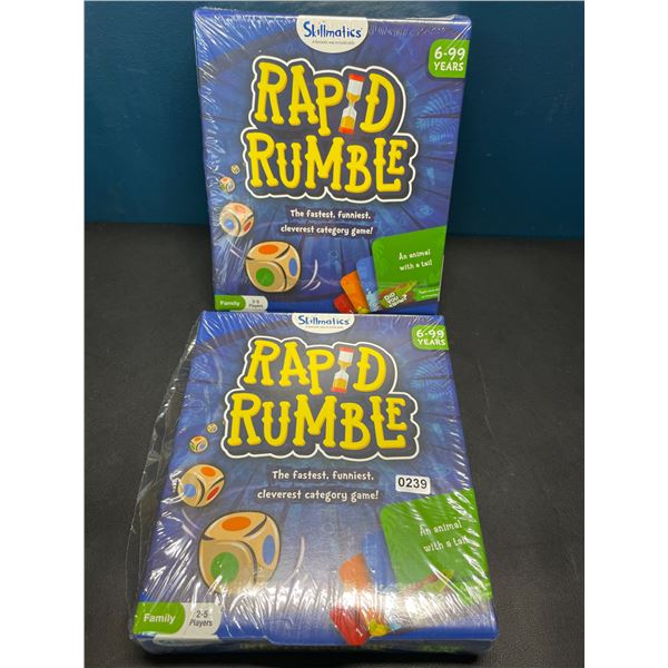 Lot of 2 Rapid Rumble Category Games