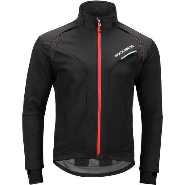 Lot of 1 Rockbros Men's Cycling Jacket - Size XXL - Softshell Windproof Jacket