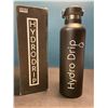 Image 1 : Lot of 1 Hydro Drip All-Purpose Stainless Steel Insulated Water Bottle - 24oz - Black