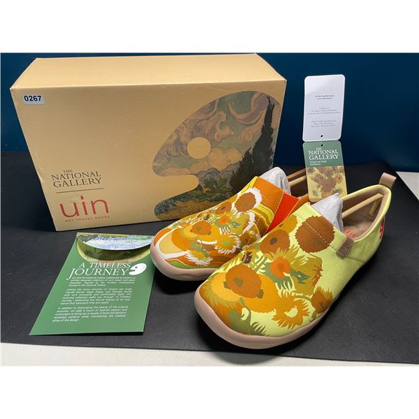 Lot of 1 Pair of The National Gallery x Uin Art Travel Shoes - Vincent Van Gogh Sunflowers - Size 10