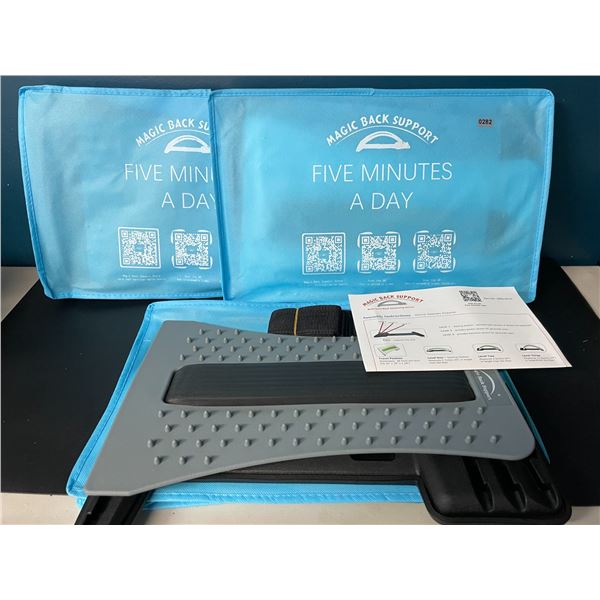 Lot of 3 Magic Back Support Multi-Level Back Stretching Devices