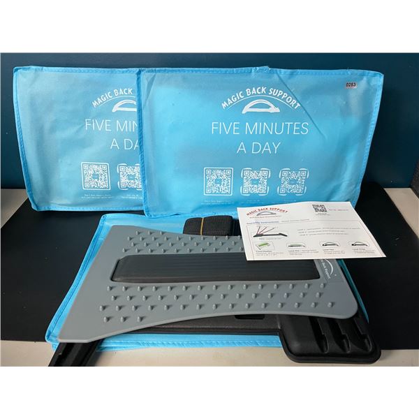 Lot of 3 Magic Back Support Multi-Level Back Stretching Devices