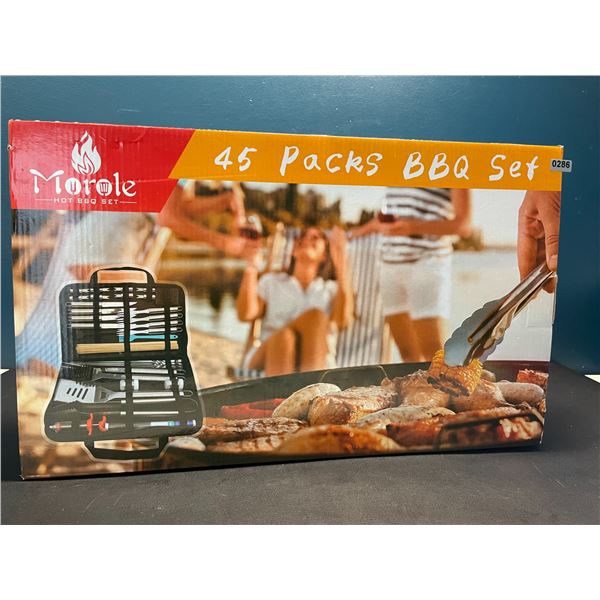 Lot of 1 Morole 45PC BBQ/Grilling Tool Set - Brand New w/ Carrying Case!