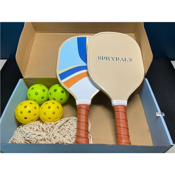 Lot of 1 Sprypals Pickleball Paddle Set