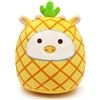 Image 1 : Lot of 2 Pineapple Cow "Squishmallow" Inspired Squishy Cow Plushies - 8 inch
