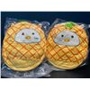 Image 2 : Lot of 2 Pineapple Cow "Squishmallow" Inspired Squishy Cow Plushies - 8 inch
