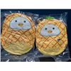 Image 2 : Lot of 2 Pineapple Cow "Squishmallow" Inspired Squishy Cow Plushies - 8 inch
