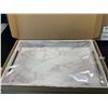 Image 3 : Lot of 3 Lewondr Serving Trays w/ Wide Handles - 15 inch - Marble Design