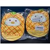 Image 2 : Lot of 2 Pineapple Cow "Squishmallow" Inspired Squishy Cow Plushies - 8 inch