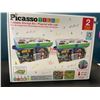 Image 1 : Lot of 1 Picasso Tiles Foldable Storage Bin/Playmat with Lids - 2 pack set