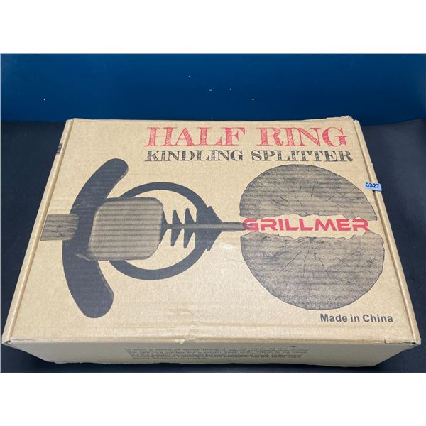 Lot of 1 Grillmer Half Ring Kindling Splitter/Log Splitter - Brand New!
