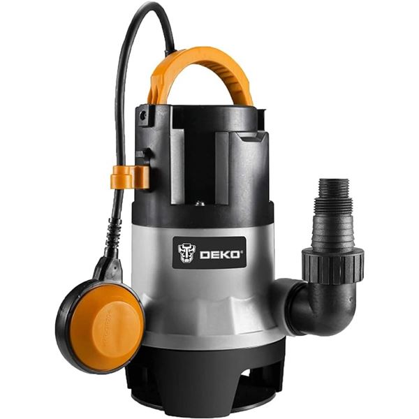 Lot of 1 DEKO Sump Pump 1HP 3302GPH 750W (Model: CSP750D-US) Submersible Clean/Dirty Water Pump