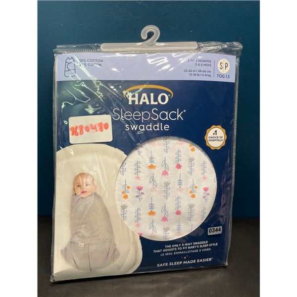 Lot of 1 HALO Sleepsack Swaddle for Babies - Size S (3-6 months)