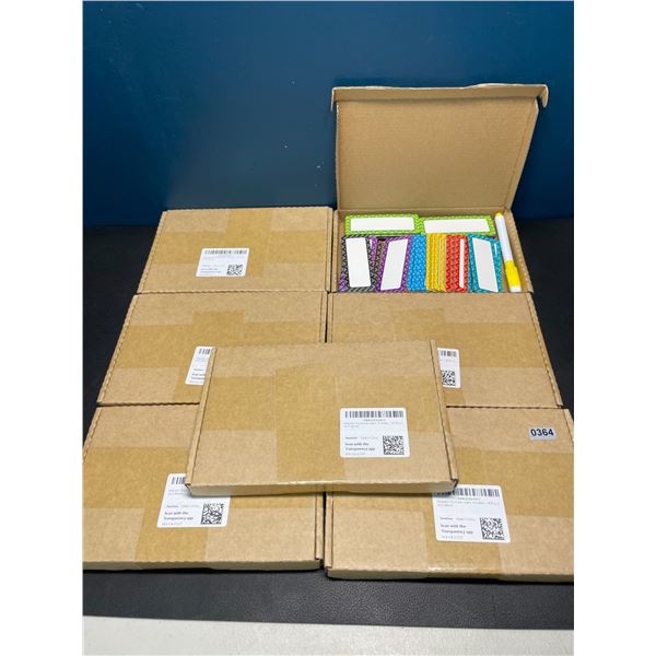 Lot of 7 Multi-Packs of Magnetic Dry Erase Labels - 50PCS per pack - Great for Teachers/Classrooms