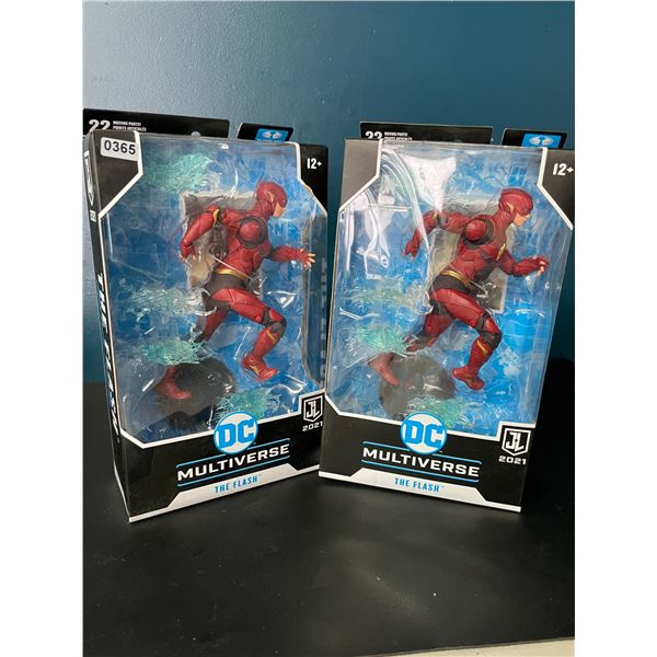 Lot of 2 DC Multiverse The Flash Action Figures by McFarlane Toys