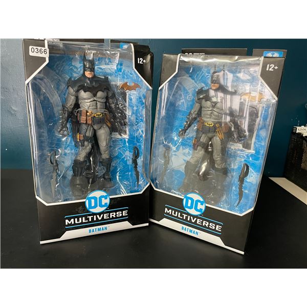 Lot of 2 DC Multiverse Batman Action Figures by McFarlane Toys