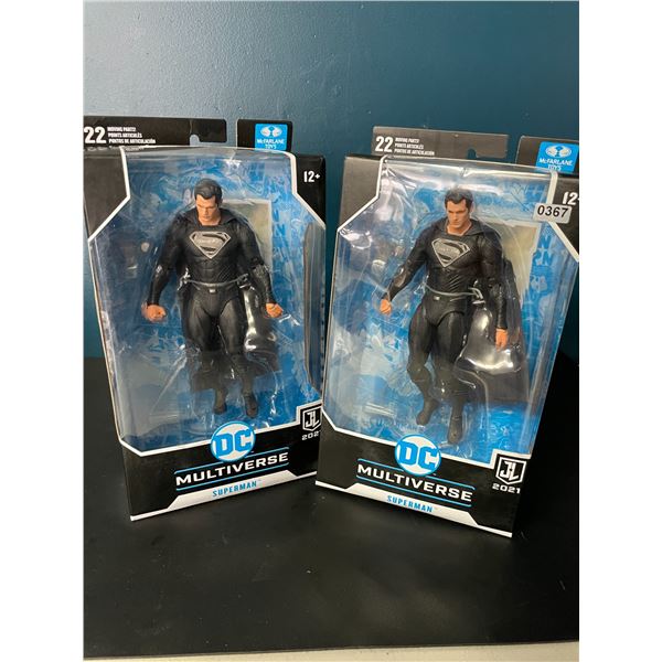 Lot of 2 DC Multiverse Superman Action Figures by McFarlane Toys