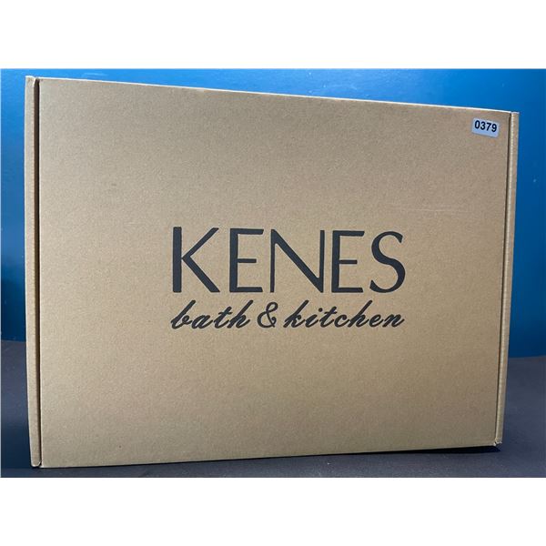 Lot of 1 Kenes Two-Handle Bathroom Faucet - Black - Brand New!