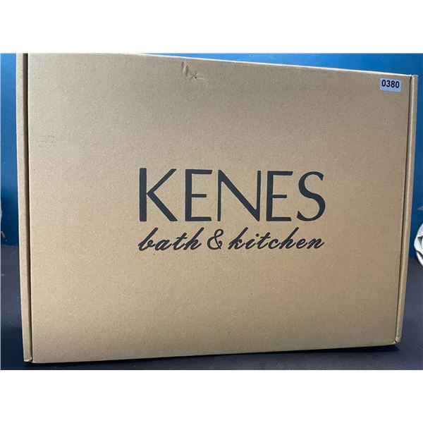 Lot of 1 Kenes Two-Handle Bathroom Faucet - Black - Brand New!