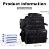 Image 2 : Lot of 1 Thekuai Fishing Tackle Outdoor Backpack w/ 4 Tackle Boxes - Camo Black - BRAND NEW!