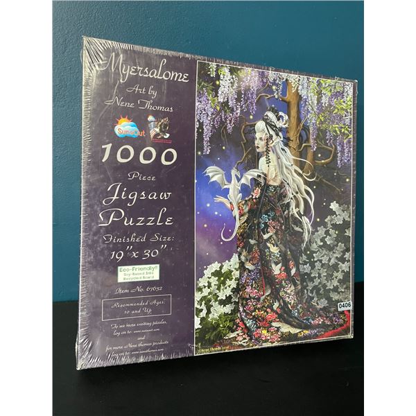 Lot of 1 Myersalome Art by Nene Thomas 1000PC Jigsaw Puzzle