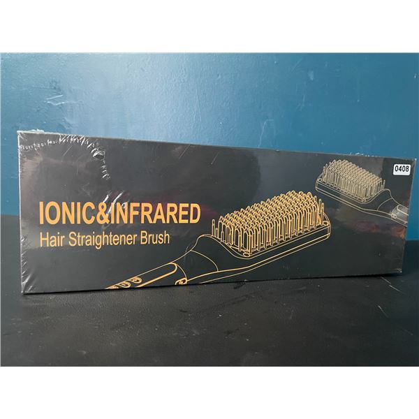 Lot of 1 Ionic & Infrared Hair Straightener Brush/Styling Brush - New Sealed