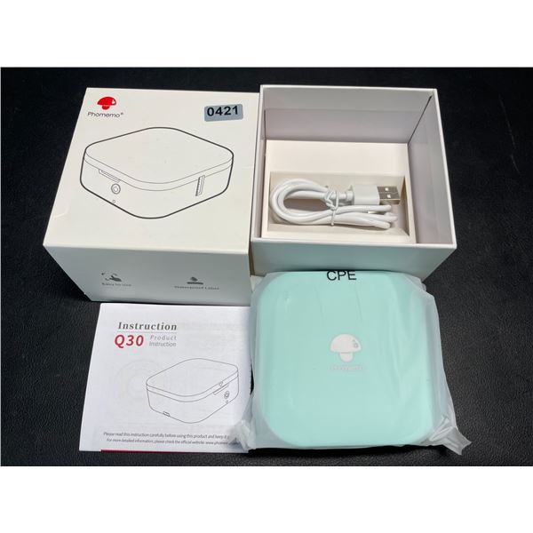 Lot of 1 Phomemo Q30 Bluetooth Wireless Label Maker - Brand New!
