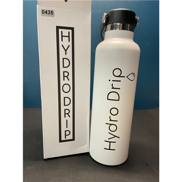 Lot of 1 Hydro Drip All-Purpose Stainless Steel Insulated Water Bottle - 24oz - White