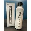Image 1 : Lot of 1 Hydro Drip All-Purpose Stainless Steel Insulated Water Bottle - 24oz - White