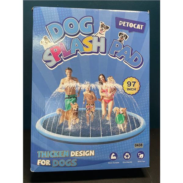 Lot of 1 Dog Splash Pad - 97 inch Large Size!