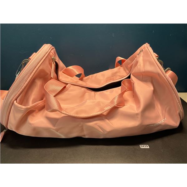 Lot of 1 Pink Duffle Bag/Gym Bag