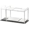 Image 1 : Lot of 1 Simple Houseware Under Sink Two-Tier Expandable Shelf/Organizer - White