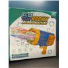 Image 1 : Lot of 1 Rocket Bazooka Automatic Bubble Gun - 69 Holes - Blows SO MANY BUBBLES!!