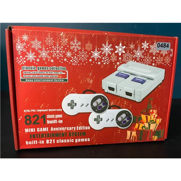 Lot of 1 Mini Game Anniversary Edition Entertainment System  - 821 Retro/Classic Games Built-In