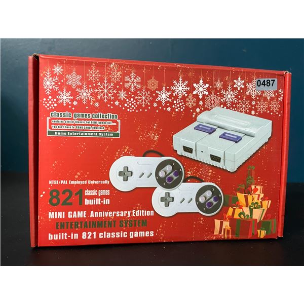 Lot of 1 Mini Game Anniversary Edition Entertainment System  - 821 Retro/Classic Games Built-In