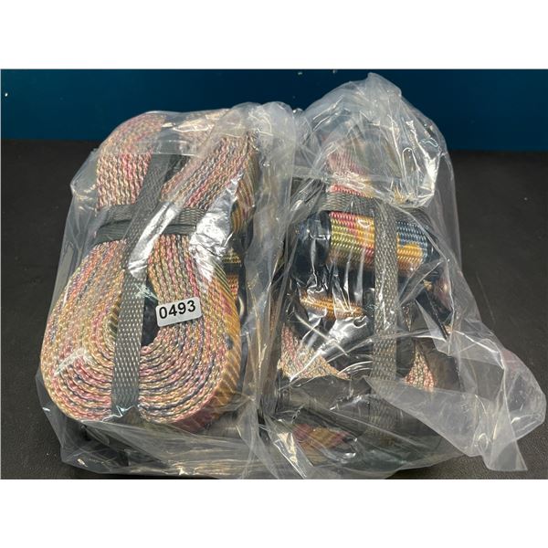 Lot of Ratchet Tie Downs - Large (4.9m length) each - Pack of 2