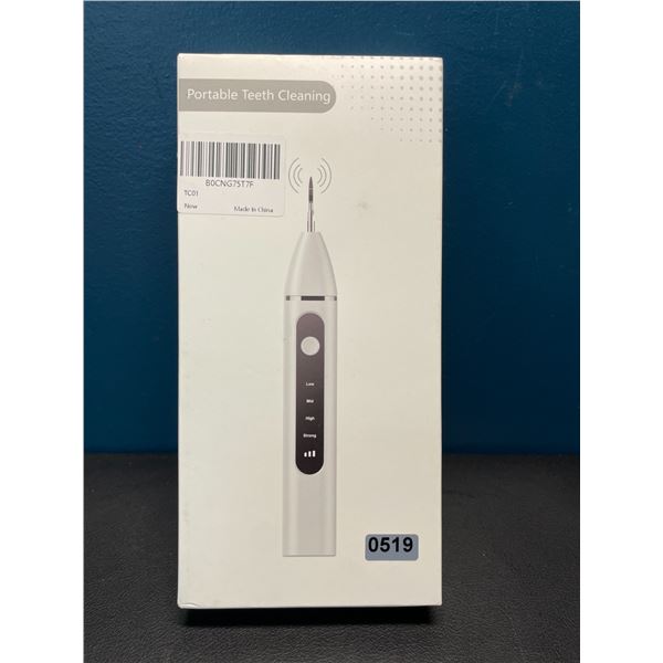 Lot of 1 Electric Dental Scaler Teeth Cleaning Tool/Plaque Remover Tool w/ LED Light - Rechargeable