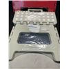 Image 3 : Lot of 2 Folding Step Stools - Red & White - Brand New Sealed