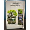 Image 5 : Lot of 1 Surprizon Indoor Tabletop LED Waterfall Fountain w/ Automatic Pump - Brand New in Box!