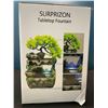 Image 4 : Lot of 1 Surprizon Indoor Tabletop LED Waterfall Fountain w/ Automatic Pump - Brand New in Box!